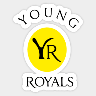 Simon and Wilhelm from the TV show - Young Royals Sticker